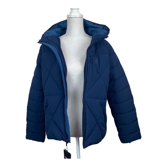 BASS OUTDOOR Glacier Hooded Hiking Puff Filled Jacket Large - Picture 3 of 11